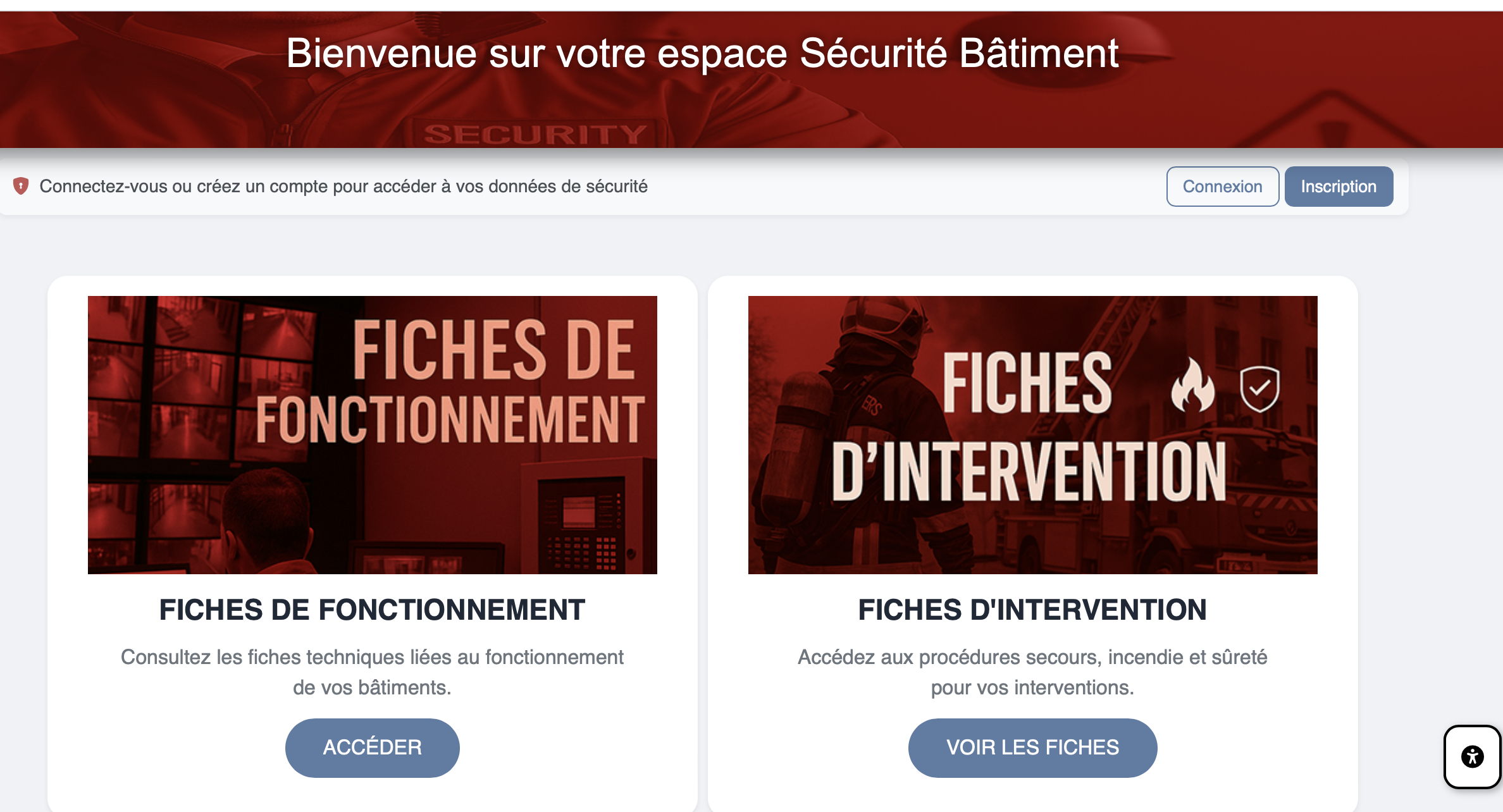 Vue sécurité Asecu