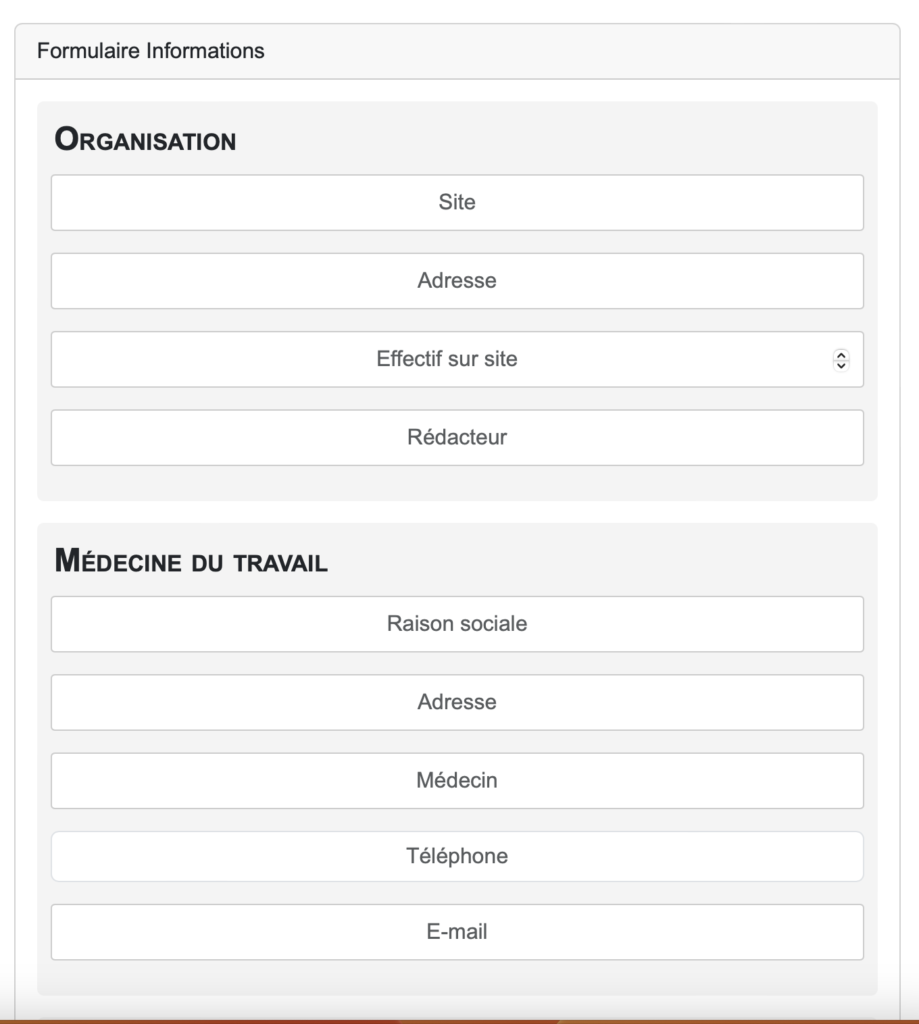 Donn&eacute;es administratives